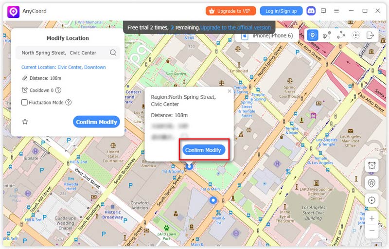 Select Point Map Modify