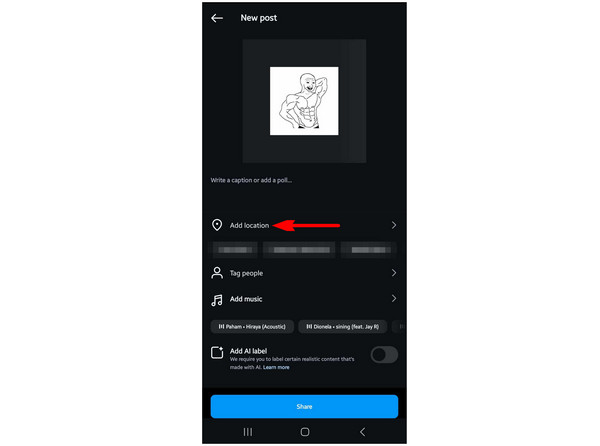 Instagram Add Location