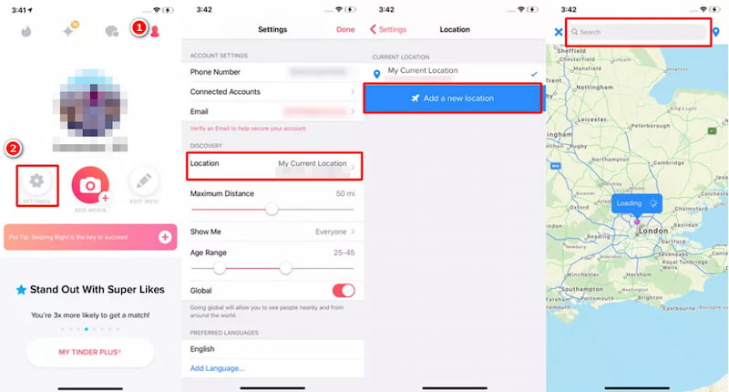 Tinder Passport Change Location