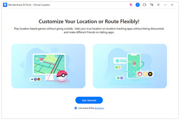 Drfone Virtual Location Get Started