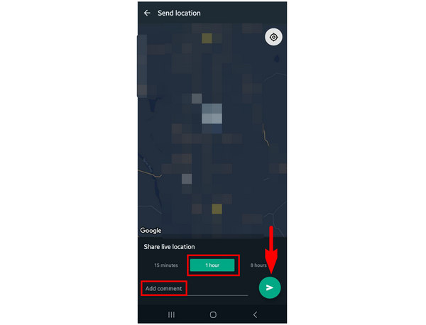 Whatsapp Live Location Duration