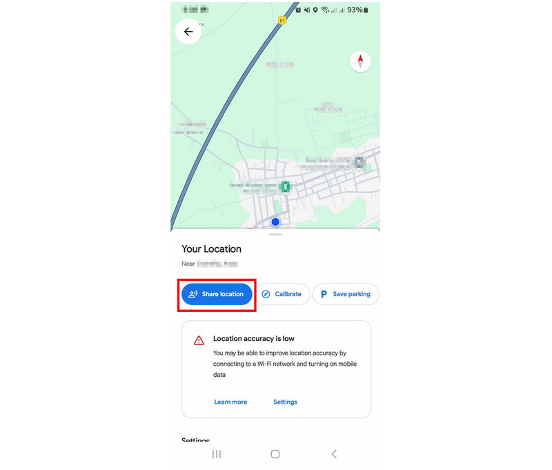 Google Maps Share Location