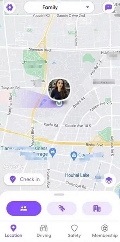 Life360 Interface