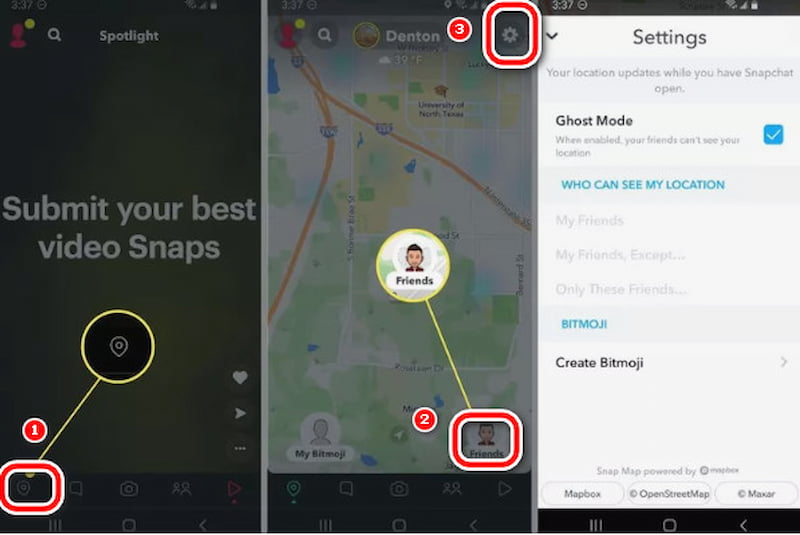 Snapmap Settings