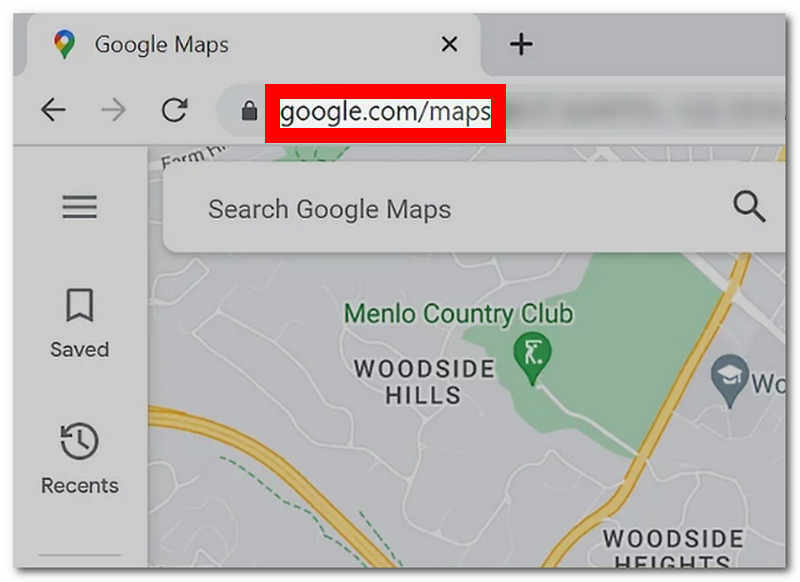 Open Google Map In Browser